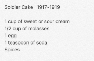 original recipe soldier cake